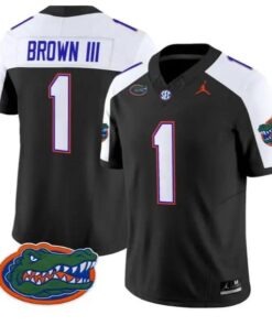 Vernell Brown III #1 Florida Gators Jersey 2026 Limited Stitched by My Store NCAA Football Jerseys