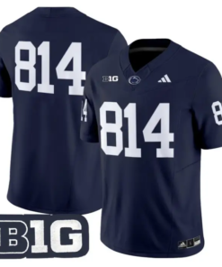 WHITEOUT Jersey #814 Penn State 2026 No Name on Back Limited Stitched by My Store NCAA Football Jerseys