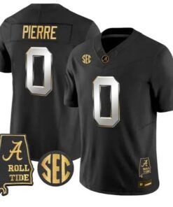Yhonzae Pierre #0 Alabama Crimson Tide Jersey 2026 Alabama Stitched by My Store NCAA Football Jerseys