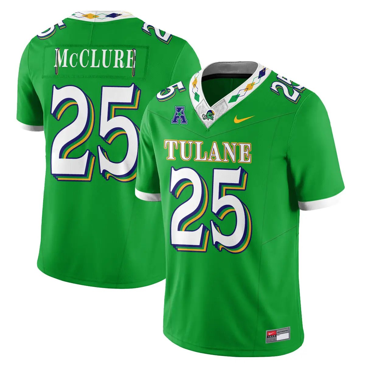 tulane-green-wave-2026-city-football-vapor-jersey-stitched-03 - Top Wow Design Tulane Green Wave 2026 City Football Vapor Jersey - Stitched