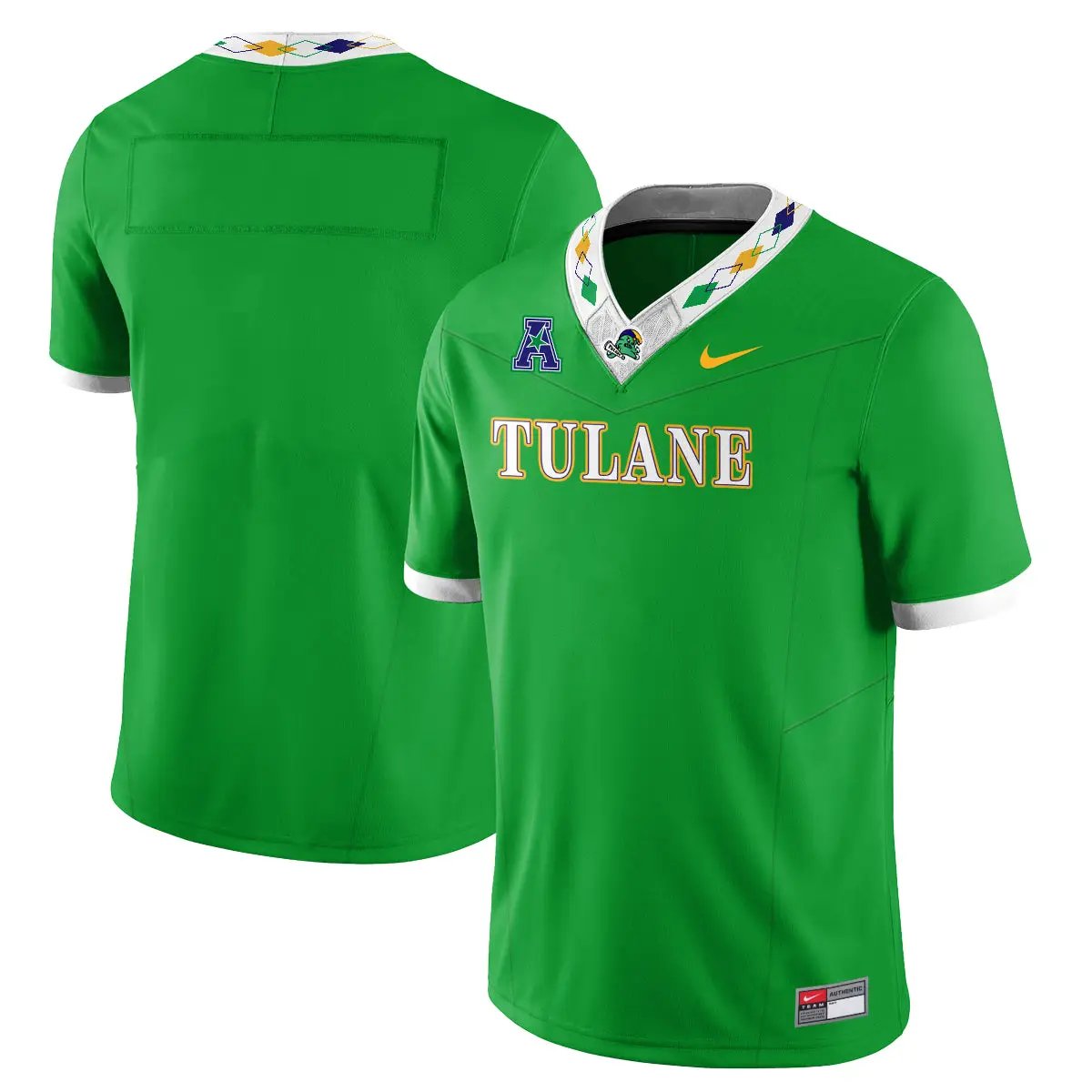 tulane-green-wave-2026-city-football-vapor-jersey-stitched-10 - Top Wow Design Tulane Green Wave 2026 City Football Vapor Jersey - Stitched