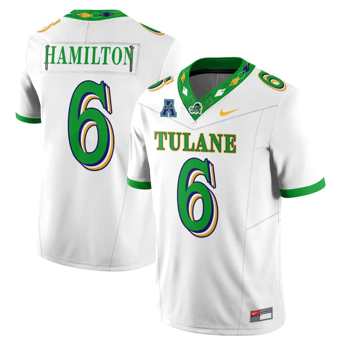 tulane-green-wave-2026-city-football-vapor-jersey-stitched-25 - Top Wow Design Tulane Green Wave 2026 City Football Vapor Jersey - Stitched