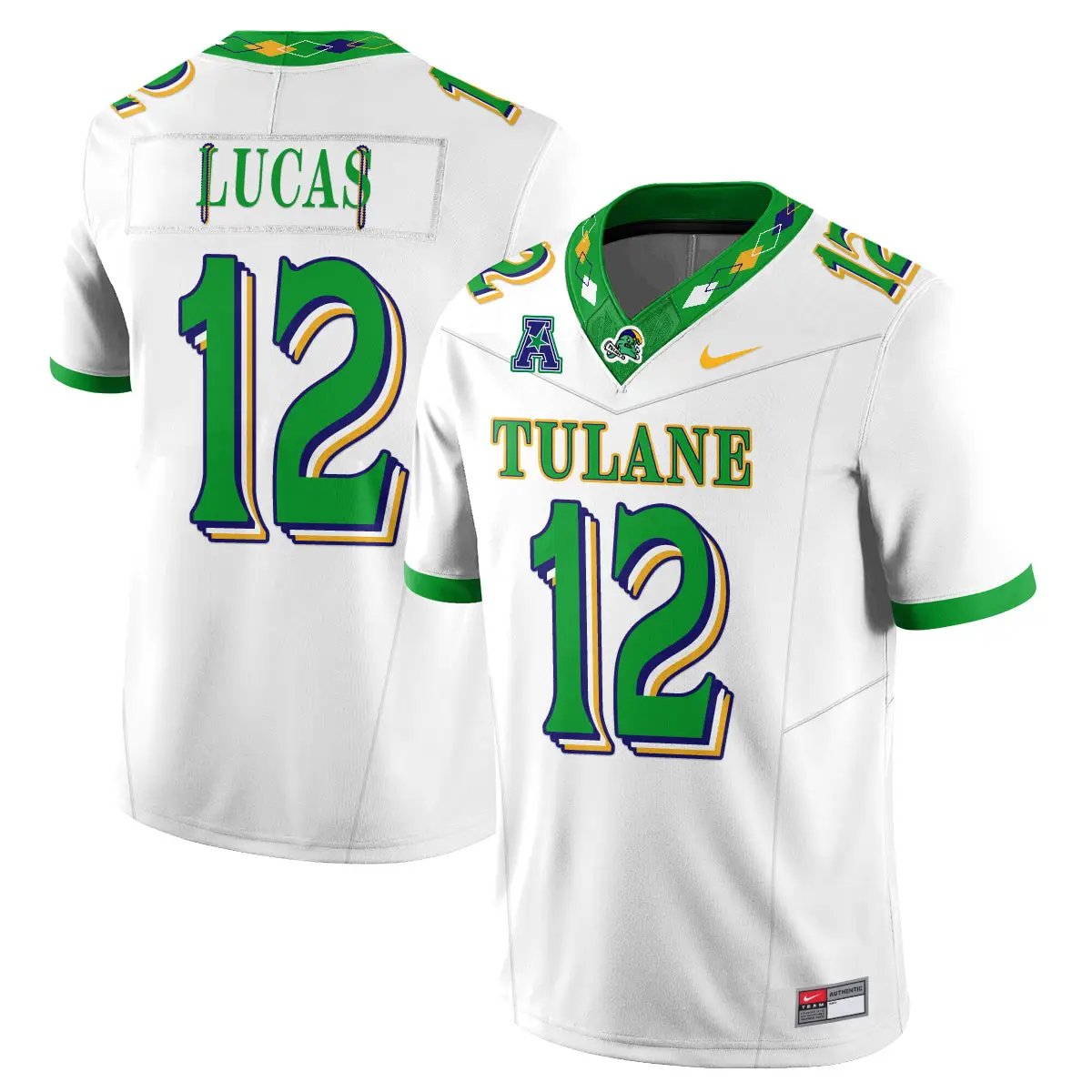 tulane-green-wave-2026-city-football-vapor-jersey-stitched-28 - Top Wow Design Tulane Green Wave 2026 City Football Vapor Jersey - Stitched
