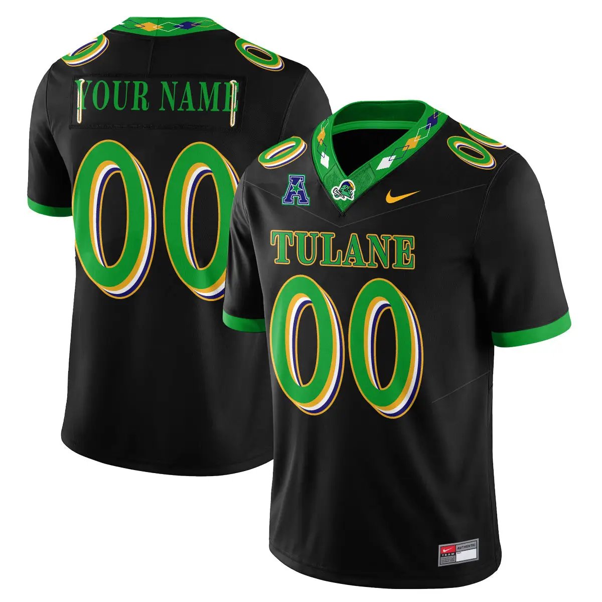 tulane-green-wave-2026-city-football-vapor-custom-jersey-stitched-01 - Top Wow Design Tulane Green Wave 2026 City Football Vapor Custom Jersey - Stitched