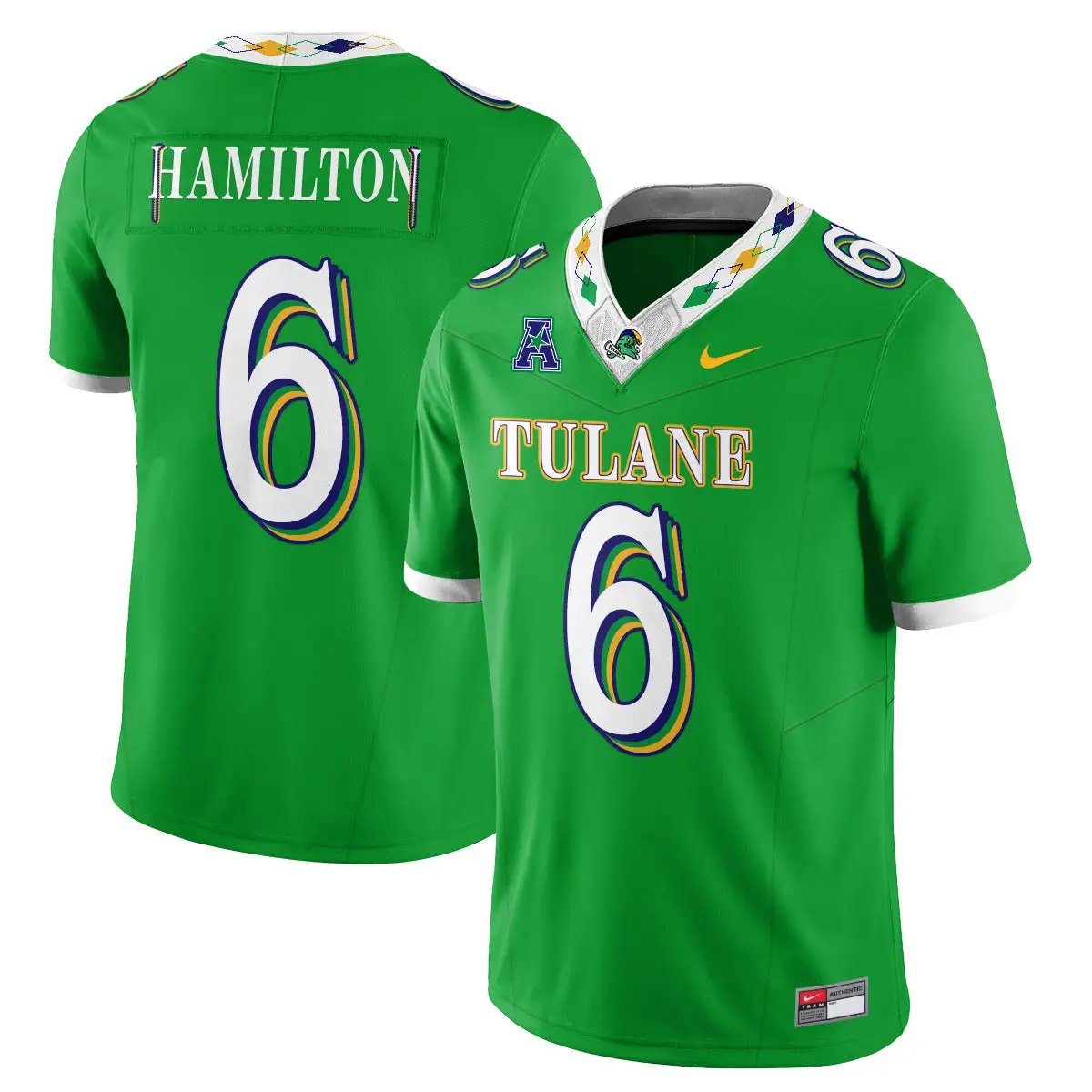 tulane-green-wave-2026-city-football-vapor-jersey-stitched-06 - Top Wow Design Tulane Green Wave 2026 City Football Vapor Jersey - Stitched