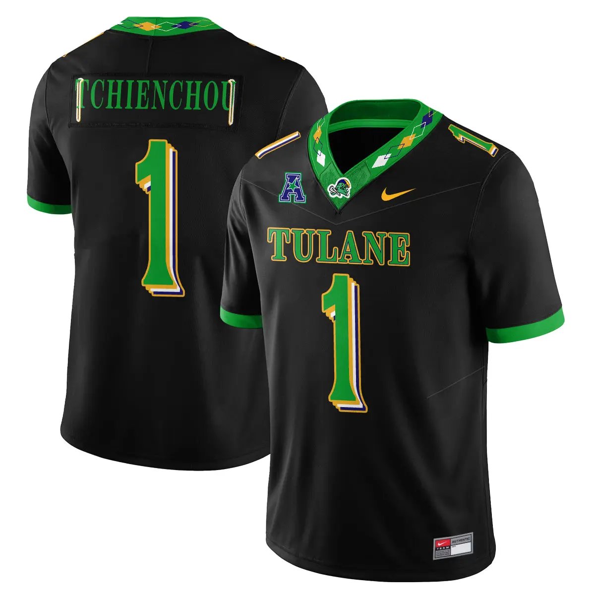 tulane-green-wave-2026-city-football-vapor-jersey-stitched-14 - Top Wow Design Tulane Green Wave 2026 City Football Vapor Jersey - Stitched