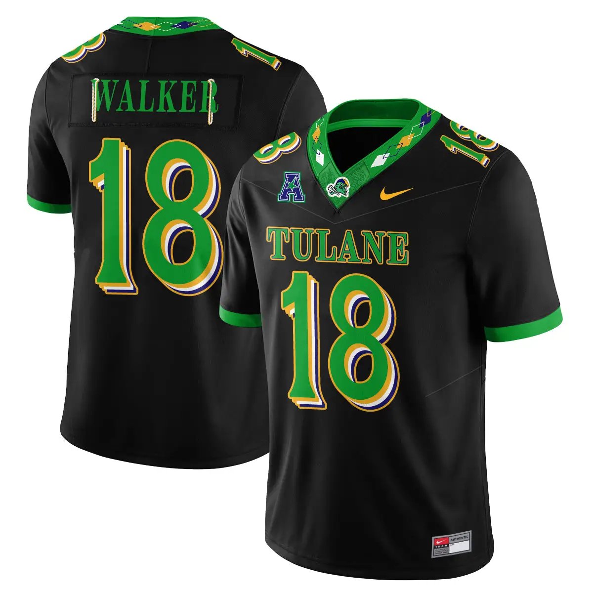 tulane-green-wave-2026-city-football-vapor-jersey-stitched-20 - Top Wow Design Tulane Green Wave 2026 City Football Vapor Jersey - Stitched