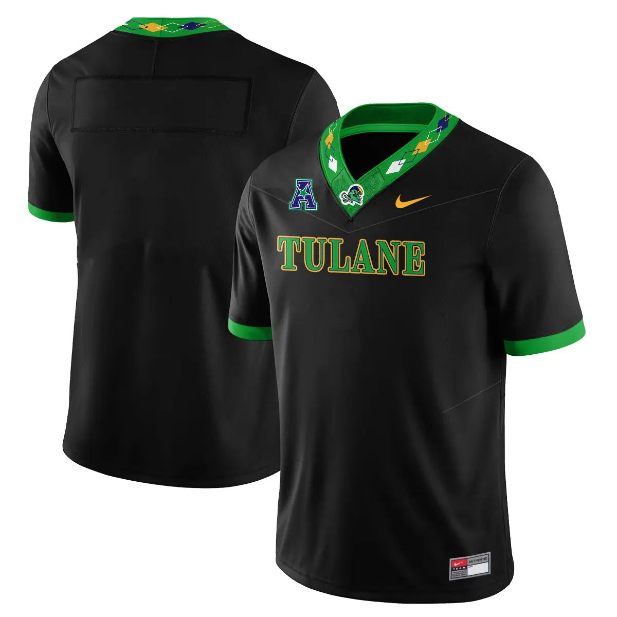 tulane-green-wave-2026-city-football-vapor-jersey-stitched-19 - Top Wow Design Tulane Green Wave 2026 City Football Vapor Jersey - Stitched