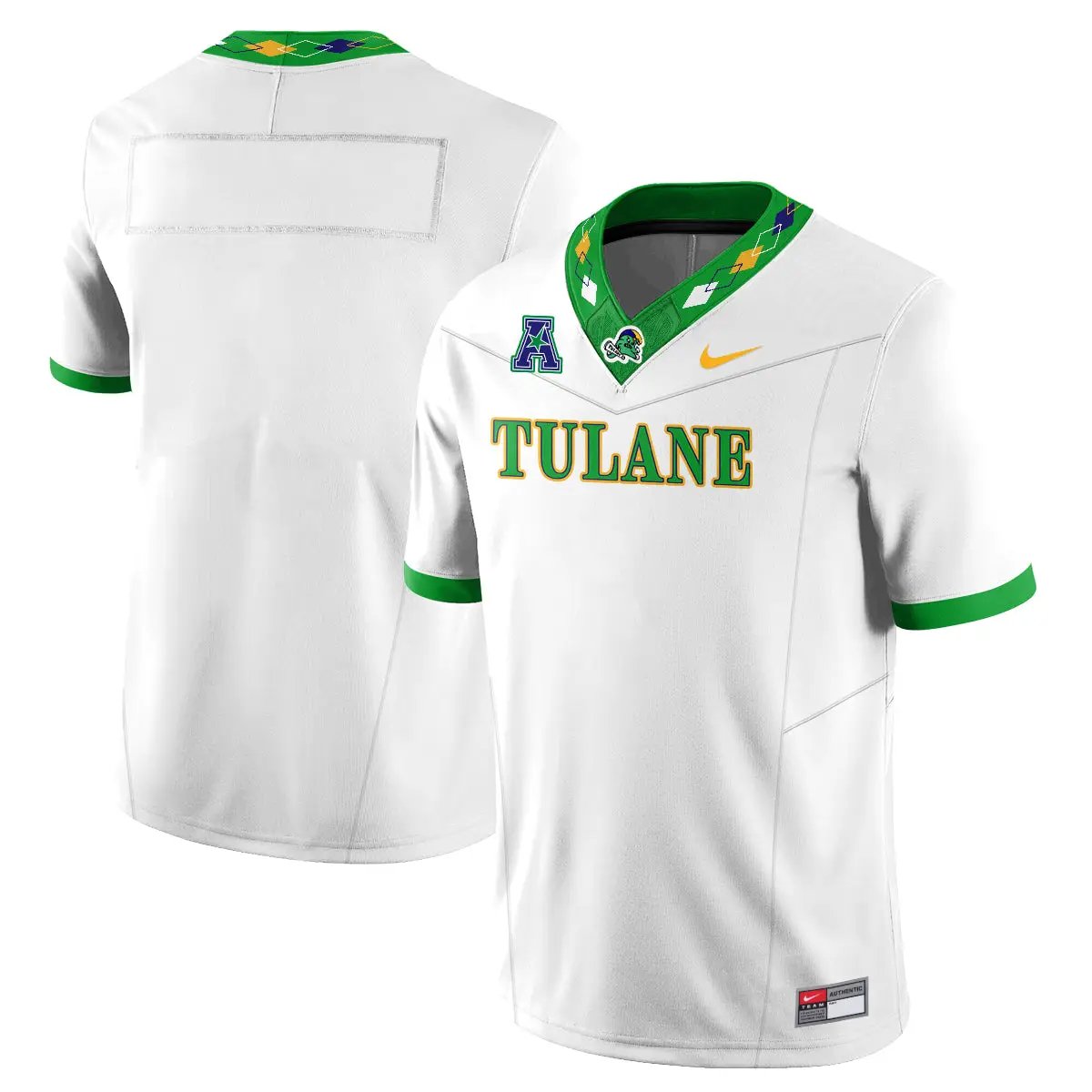 tulane-green-wave-2026-city-football-vapor-jersey-stitched-29 - Top Wow Design Tulane Green Wave 2026 City Football Vapor Jersey - Stitched