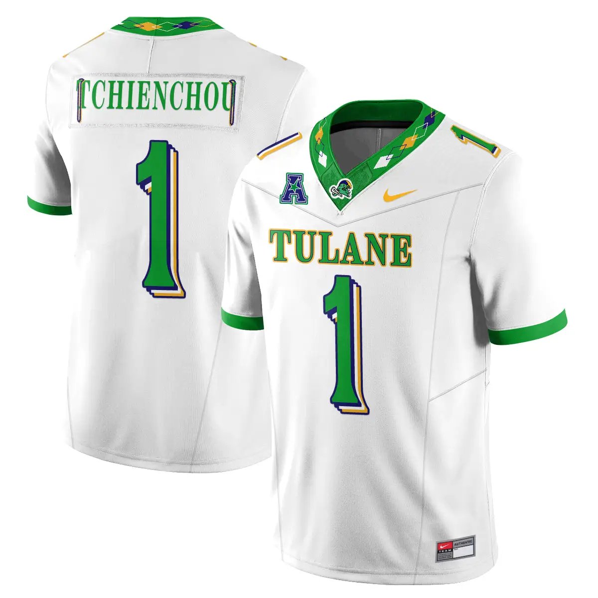 tulane-green-wave-2026-city-football-vapor-jersey-stitched-24 - Top Wow Design Tulane Green Wave 2026 City Football Vapor Jersey - Stitched