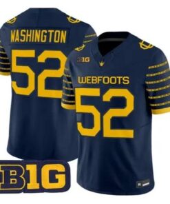 A Mauri Washington Jersey #52 Oregon Ducks 1916 Throwback Stitched - Top Wow Design A Mauri Washington Jersey #52 Oregon Ducks 1916 Throwback Stitched