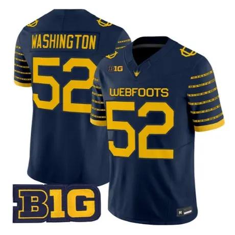 A Mauri Washington Jersey #52 Oregon Ducks 1916 Throwback Stitched - Top Wow Design A Mauri Washington Jersey #52 Oregon Ducks 1916 Throwback Stitched