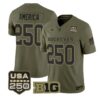 America Jersey #250 Ohio State Buckeyes 2026 Salute to Service Stitched Olive - Top Wow Design America Jersey #250 Ohio State Buckeyes 2026 Salute to Service Stitched Olive
