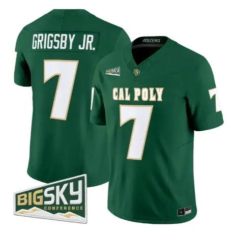 Anthony Grigsby Jr Jersey #7 Cal Poly Mustangs 2026 All Stitched