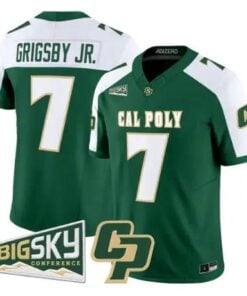 Anthony Grigsby Jr Jersey #7 Cal Poly Mustangs 2026 All Stitched - Top Wow Design Anthony Grigsby Jr Jersey #7 Cal Poly Mustangs 2026 All Stitched