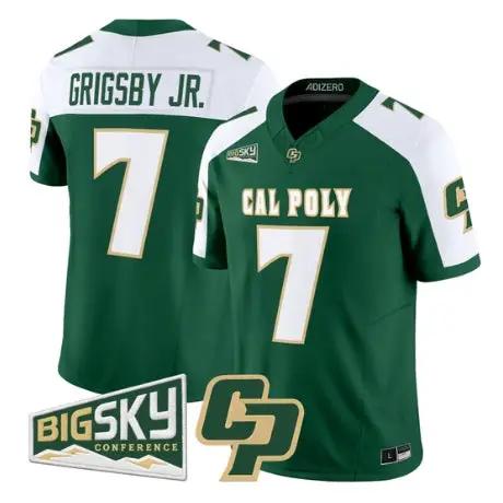 Anthony Grigsby Jr Jersey #7 Cal Poly Mustangs 2026 All Stitched