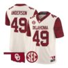 Ben Anderson Jesey #49 Oklahoma Sooners 2026 Rough Rider Vapor Stitched - Top Wow Design Ben Anderson Jesey #49 Oklahoma Sooners 2026 Rough Rider Vapor Stitched