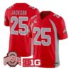 Bo Jackson Jersey #25 Ohio State Buckeyes 1990 Throwback 2026 Stitched - Top Wow Design Bo Jackson Jersey #25 Ohio State Buckeyes 1990 Throwback 2026 Stitched