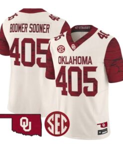Boomer Sooner Jesey #405 Oklahoma Sooners 2026 Rough Rider Vapor Stitched