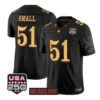 Brady Small Jersey #51 Army Black Knights 2026 Big Red One USA250 Patch Stitched - Top Wow Design Brady Small Jersey #51 Army Black Knights 2026 Big Red One USA250 Patch Stitched