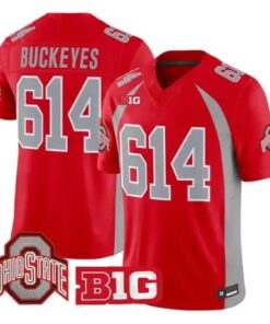 Buckeyes Jersey #614 Ohio State Buckeyes 1990 Throwback 2026 Stitched - Top Wow Design Buckeyes Jersey #614 Ohio State Buckeyes 1990 Throwback 2026 Stitched