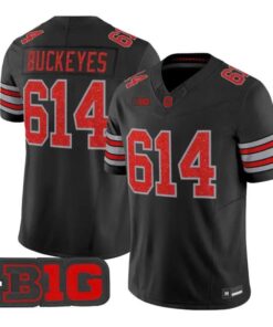 Buckeyes Jersey #614 Ohio State Buckeyes Glitter Vapor All Stitched