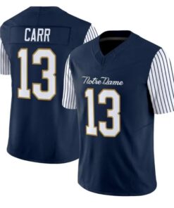 CJ Carr Jersey #13 Notre Dame Fighting Irish 2018 Shamrock Series 2026 Stitched