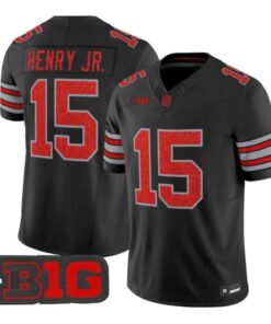 Chris Henry Jr Jersey #15 Ohio State Buckeyes Glitter Vapor Stitched
