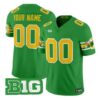 Custom Oregon Ducks Jersey Mighty Oregon 1984 Throwback Stitched Green