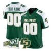 Custom Cal Poly Mustangs Jersey Name, Number 2026 Vapor Stitched