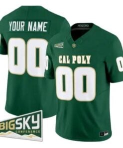 Custom Cal Poly Mustangs Jersey Name, Number 2026 Vapor Stitched