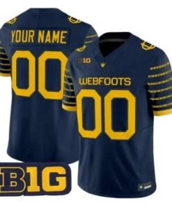 Custom Oregon Ducks Jersey 1916 Throwback Vapor Limited Stitched