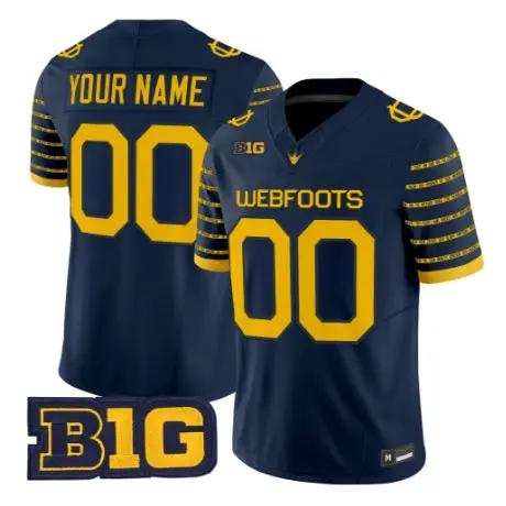 Custom Oregon Ducks Jersey 1916 Throwback Vapor Limited Stitched