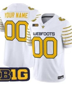 Custom Oregon Ducks Jersey 1916 Throwback Vapor Limited Stitched