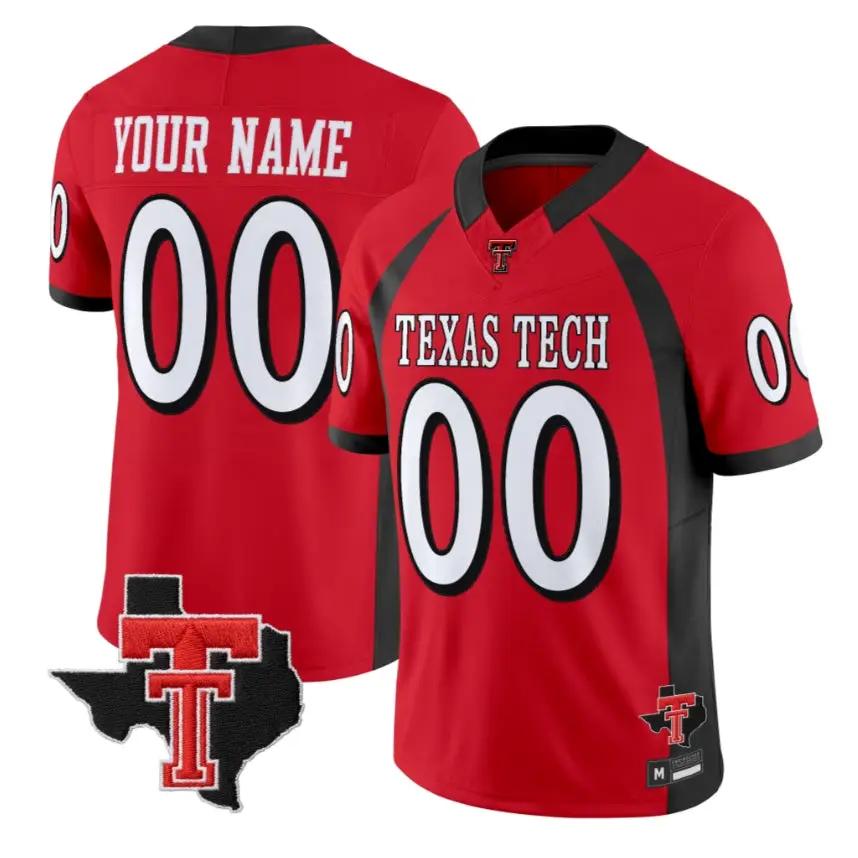 Custom Texas Tech Red Raiders Jersey 2026 Texas Patch All Vapor Stitched - Top Wow Design Custom Texas Tech Red Raiders Jersey 2026 Texas Patch All Vapor Stitched