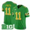 Dan Fouts Jersey #11 Oregon Ducks Mighty Oregon 2026 Stitched Green