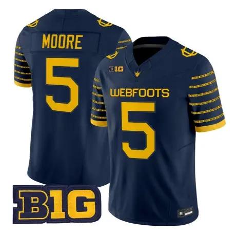 Dante Moore Jersey #5 Oregon Ducks 1916 Throwback 2026 Stitched