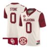 David Stone Jesey #0 Oklahoma Sooners 2026 Rough Rider Vapor Stitched - Top Wow Design David Stone Jesey #0 Oklahoma Sooners 2026 Rough Rider Vapor Stitched