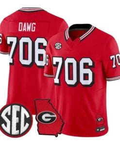 Dawg Jersey #706 Georgia Bulldogs 1995 Throwback 2026 Vapor Limited All Stitched