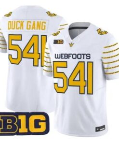 Duck Gang Jersey #541 Oregon Ducks 1916 Throwback 2026 Stitched