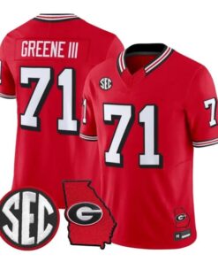 Earnest Greene III Jersey #71 Georgia Bulldogs 1995 Throwback 2026 All Stitched