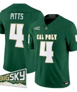 Fidel Tau Pitts Jersey #4 Cal Poly Mustangs 2026 All Stitched