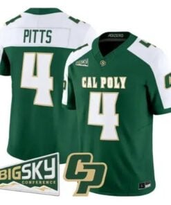 Fidel Tau Pitts Jersey #4 Cal Poly Mustangs 2026 All Stitched