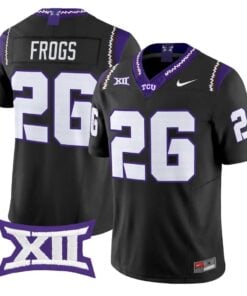Frogs Jersey #26 TCU Horned Frogs 2026 Vapor Limited Stitched - Top Wow Design Frogs Jersey #26 TCU Horned Frogs 2026 Vapor Limited Stitched