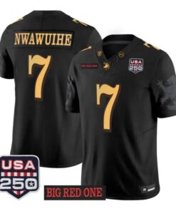 Godspower Nwawuihe Jersey #7 Army Black Knights 2026 Vapor Limited All Stitched - Top Wow Design Godspower Nwawuihe Jersey #7 Army Black Knights 2026 Vapor Limited All Stitched