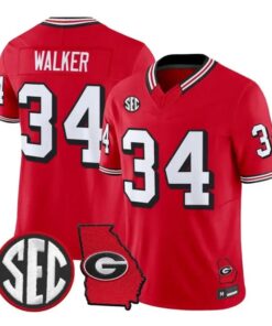 Herschel Walker Jersey #34 Georgia Bulldogs 1995 Throwback 2026 Vapor Stitched