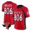 Hub City Jersey #806 Texas Tech Red Raiders 2026 Texas Patch All Stitched - Top Wow Design Hub City Jersey #806 Texas Tech Red Raiders 2026 Texas Patch All Stitched