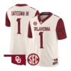 Isaiah Sategna III Jesey #1 Oklahoma Sooners 2026 Rough Rider Stitched - Top Wow Design Isaiah Sategna III Jesey #1 Oklahoma Sooners 2026 Rough Rider Stitched