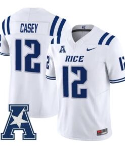 James Casey Jersey #12 Rice Owls 2026 Vapor Limited All Stitched by My Store NCAA Football Jerseys