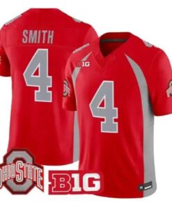 Jeremiah Smith Jersey #4 Ohio State Buckeyes 2026 Vapor All Stitched - Top Wow Design Jeremiah Smith Jersey #4 Ohio State Buckeyes 2026 Vapor All Stitched